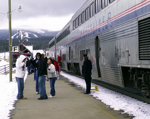 Amtrak at Fraser